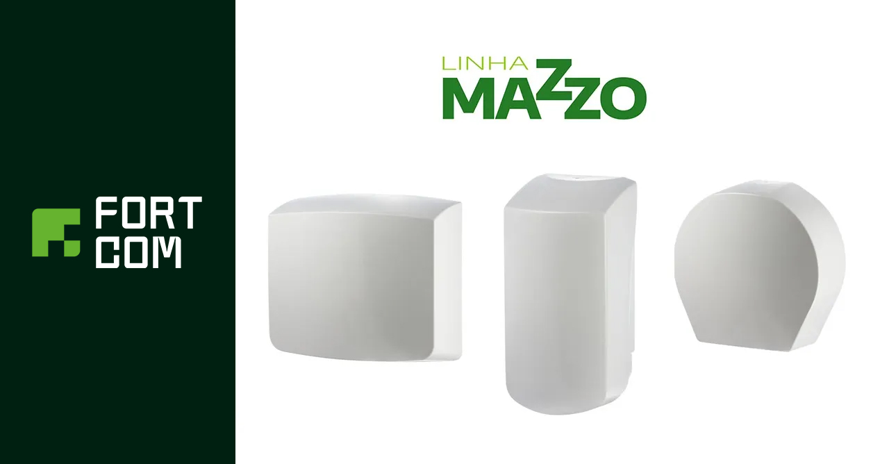 Com foco em sustentabilidade, Fortcom lança novos dispensers para sua linha Mazzo